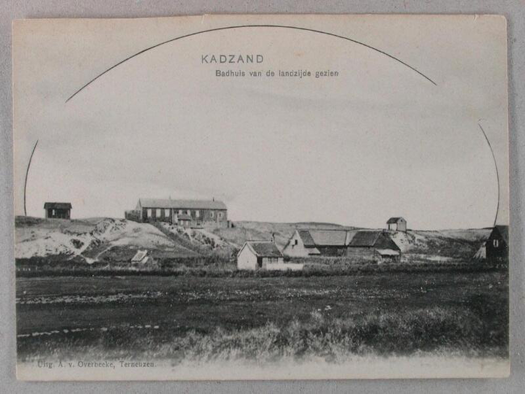 Postkarte "Badhuis" 1915 Cadzand-Bad