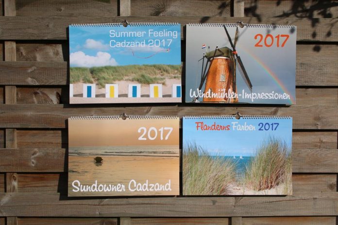 Alle auf eien Blick: cadzand-Foto-Kalender 2017