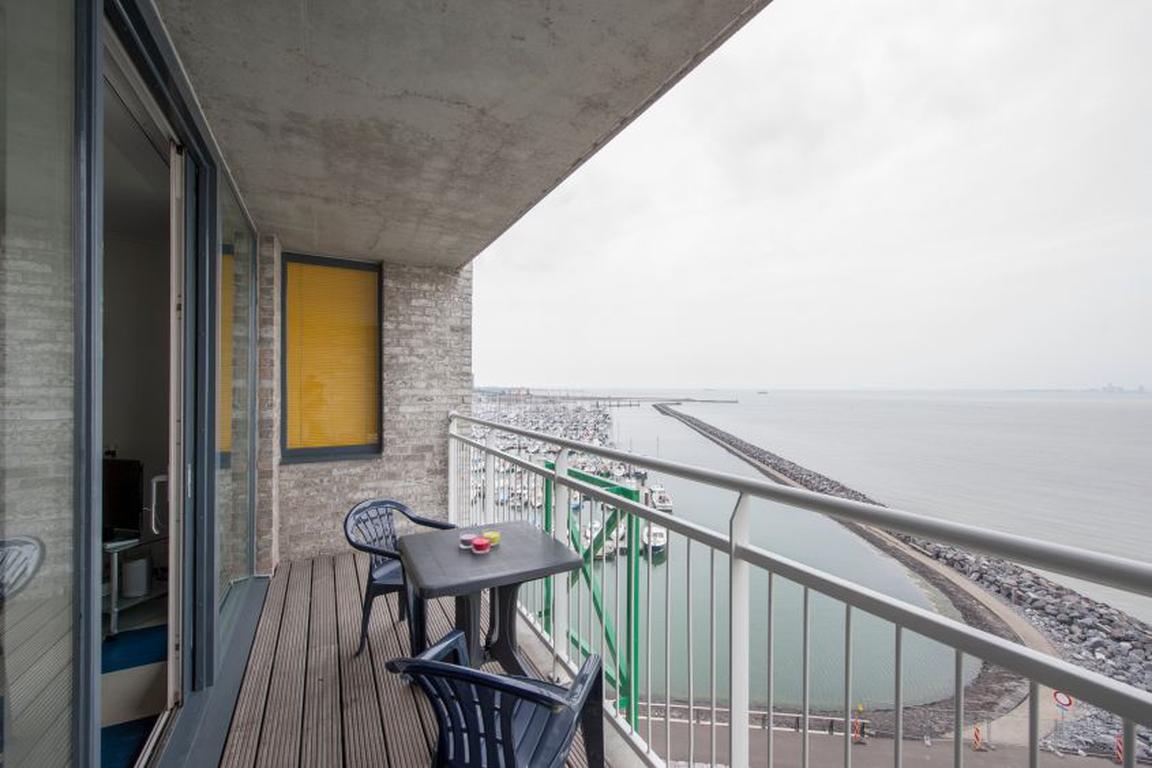 Breskens__Port_Scaldis_Balkon_1 Blick von Ferienappartements "Port Scaldis" Breskens