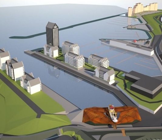 Hafengebiet Breskens in der Modernisierung Breskens - Modernisierung des Hafengeländes